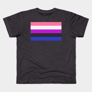 Genderfluid Pride flag Kids T-Shirt